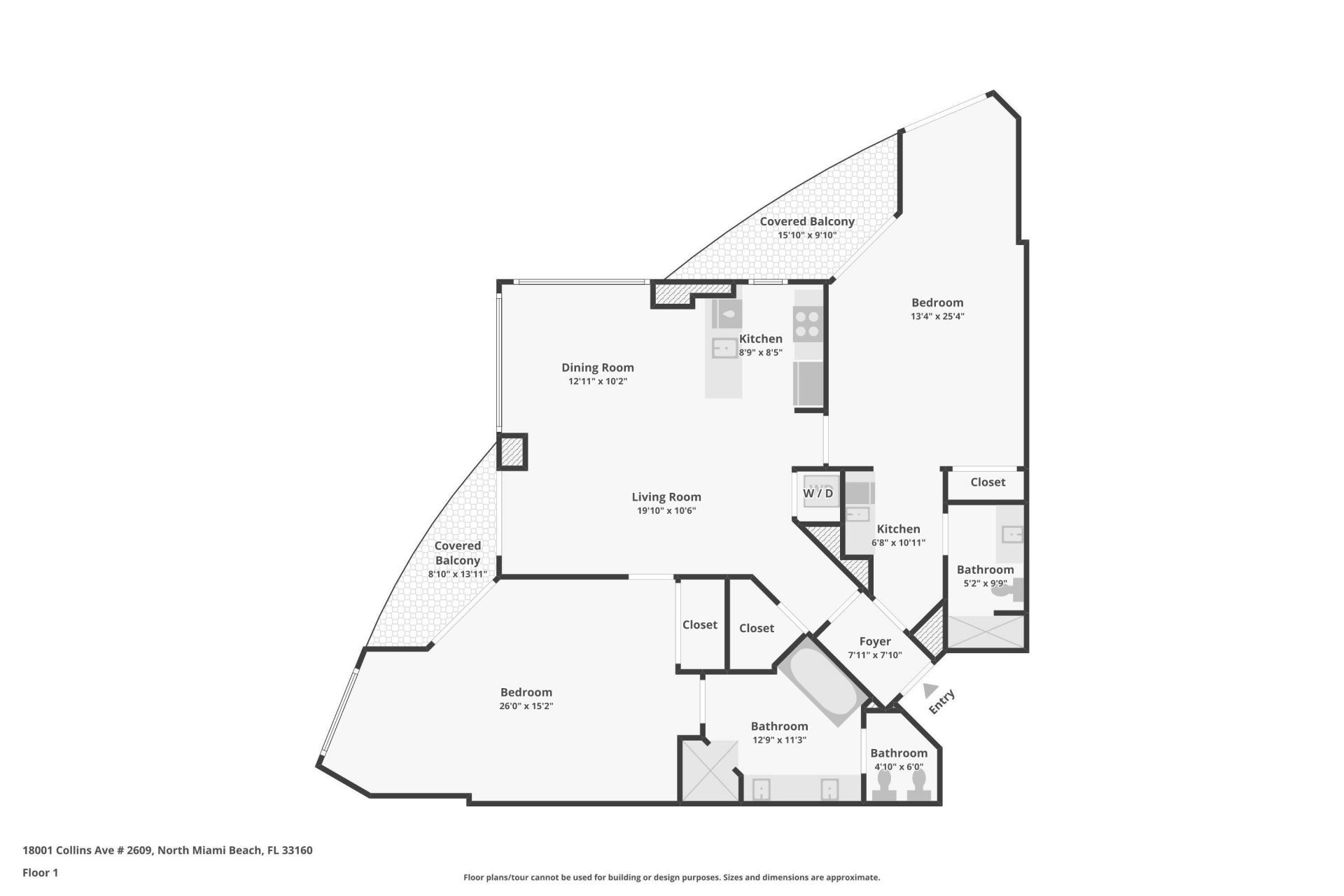 18001 Collins Avenue, Unit 2609, Sunny Isles Beach, FL 33160 Photo