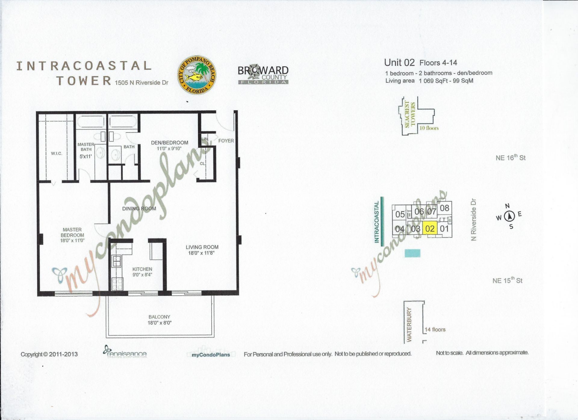 1505 N Riverside Drive, Unit 1002, Pompano Beach, FL 33062 Photo