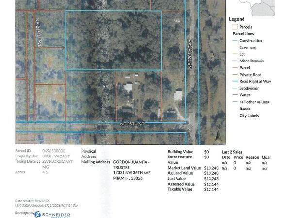 Xxx NE 35 Street, Williston, FL 32696