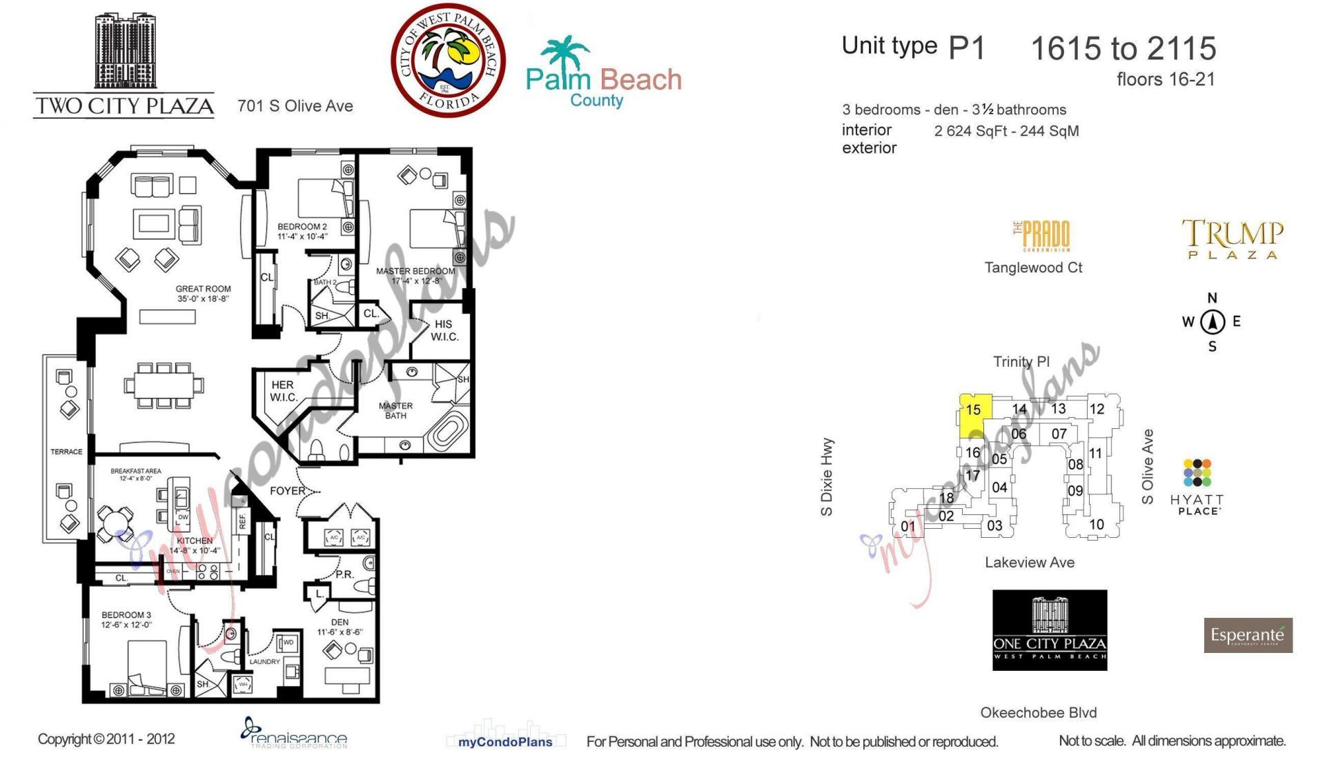 701 S Olive Avenue, Unit 1815, West Palm Beach, FL 33401 Photo