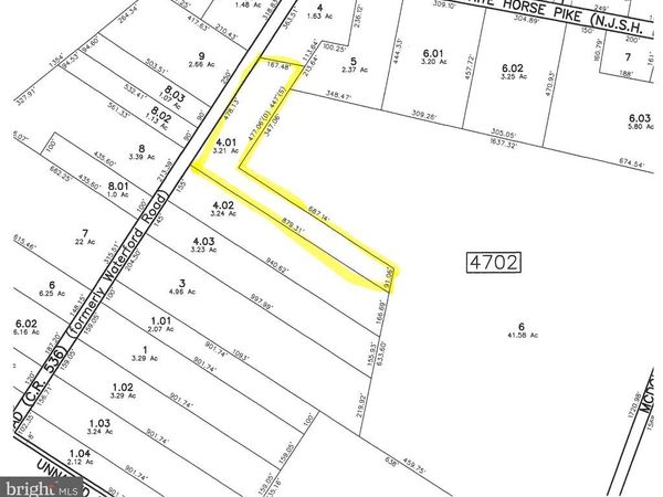 Lot 4.01 PUMP BRANCH ROAD , WATERFORD WORKS, NJ 08089