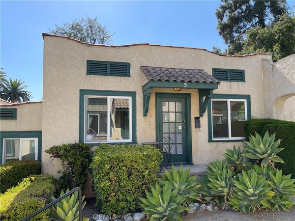 15 E Mira Monte, Unit 5, Sierra Madre, CA 91024