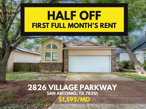 2826 VILLAGE PKWY, San Antonio, TX 78251
