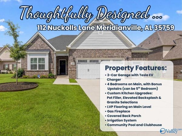 112 Nuckolls Lane, Meridianville, AL 35759