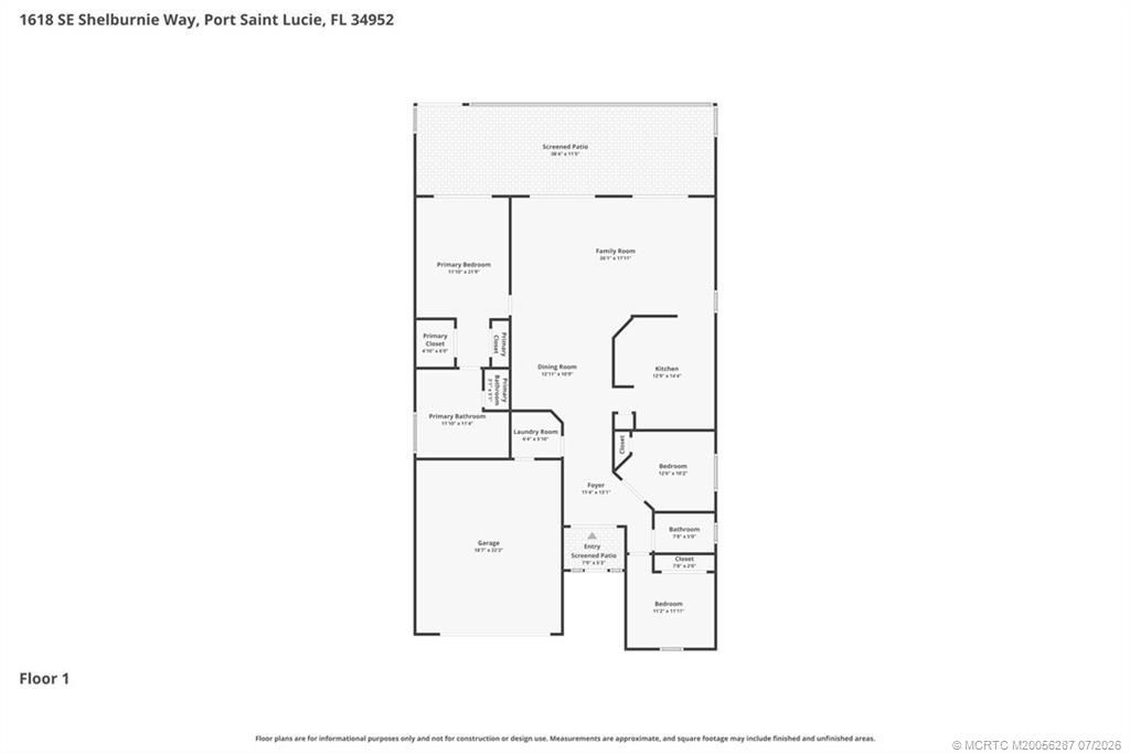 1618 SE Shelburnie Way , Port Saint Lucie, FL 34952 Photo