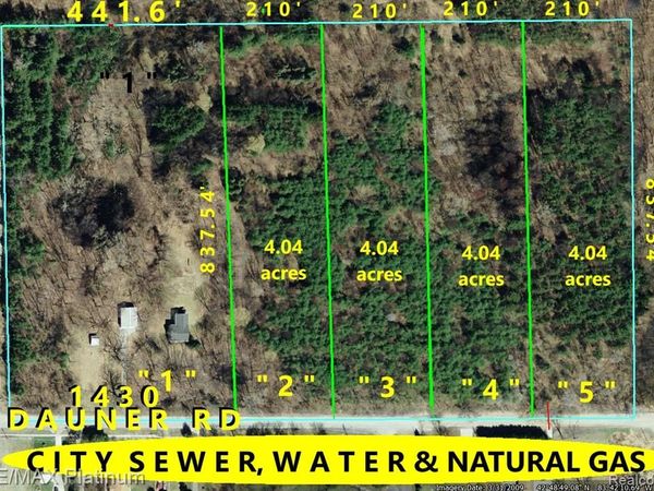 Parcel 3 Dauner Road , Fenton, MI 48430