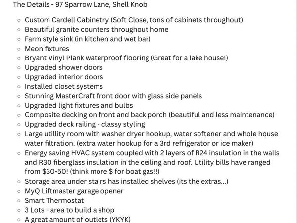 97 Sparrow Lane, Shell Knob, MO 65747