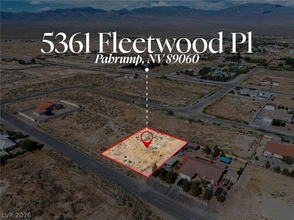 5361 N Fleetwood Place, Pahrump, NV 89060