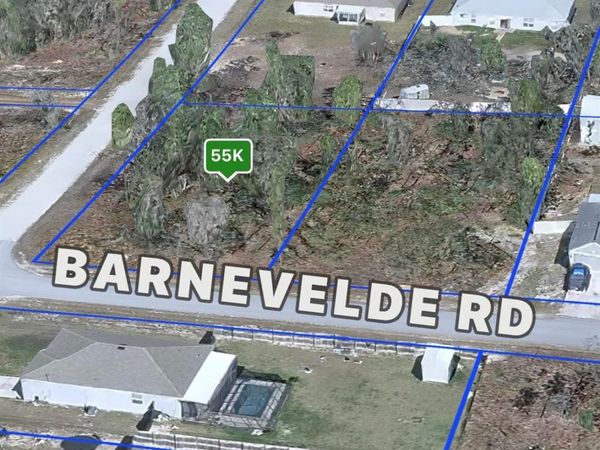 Lot 14 BARNEVELDE ROAD, WEEKI WACHEE, FL 34614