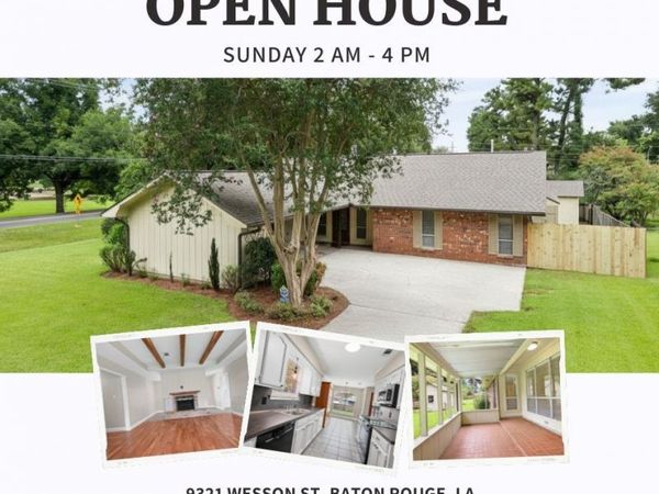 9321 Wesson St, Baton Rouge, LA 70809