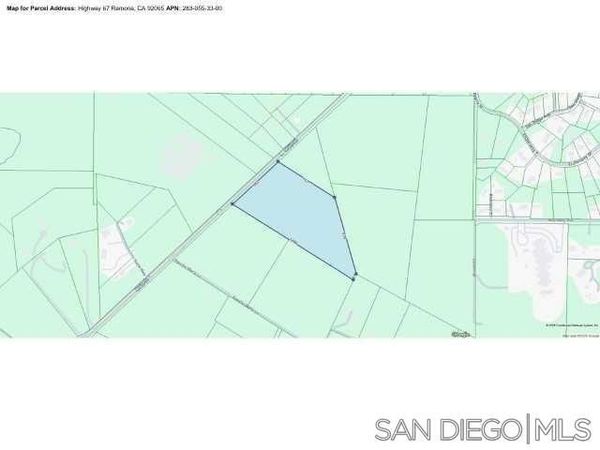 0 Julian Rd(Hwy 67) , Ramona, CA 88888