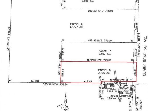 20918 Clark Road , Sumpter Twp, MI 48111
