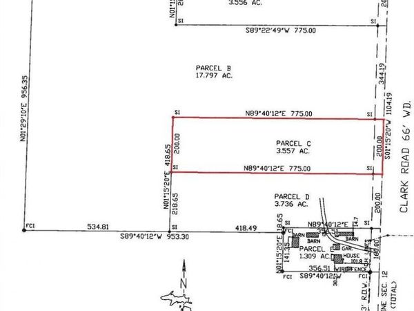 20826 Clark Road , Sumpter Twp, MI 48111