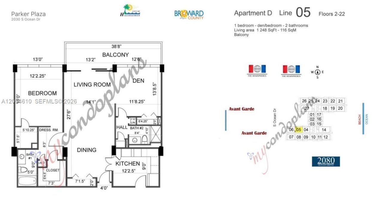 2030 S Ocean Dr , Unit 1905, Hallandale Beach, FL 33009 Photo