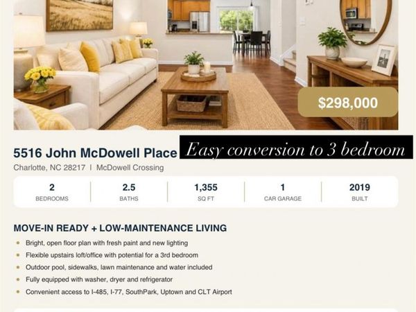 5516 John Mcdowell Place, Unit 2504, Charlotte, NC 28217
