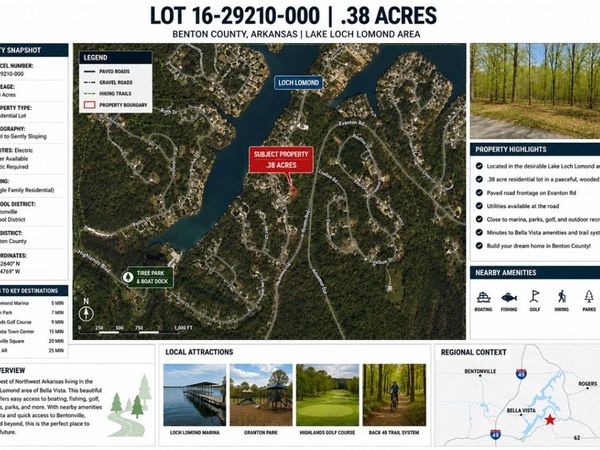 Lot 21 Coalburn Lane , Bella Vista, AR 72715