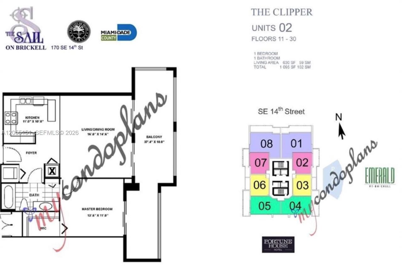 170 SE 14th St , Unit 1402, Miami, FL 33131 Photo