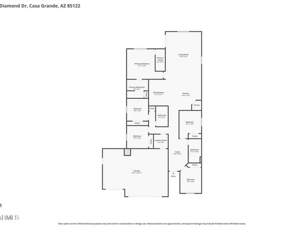 898 E DIAMOND Drive, Casa Grande, AZ 85122