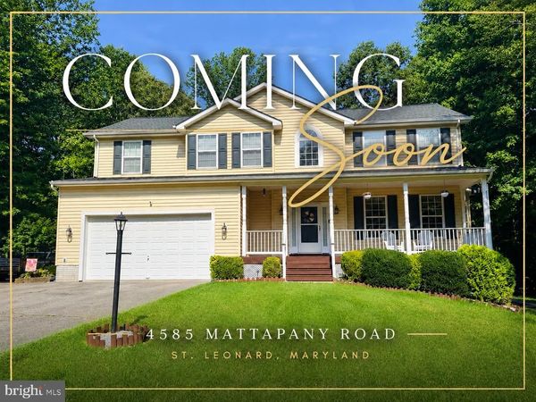 4585 MATTAPANY ROAD, SAINT LEONARD, MD 20685