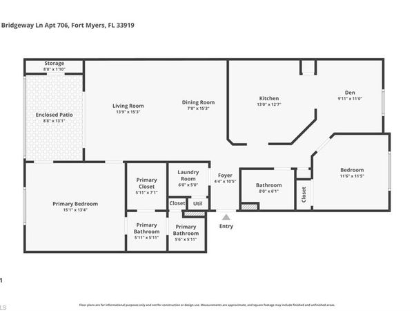 15050 Bridgeway LN , Unit 706, FORT MYERS, FL 33919