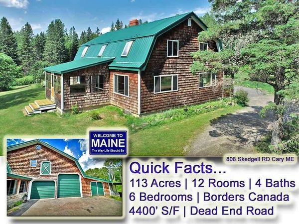 808 Skedgell Road , Orient, ME 04471