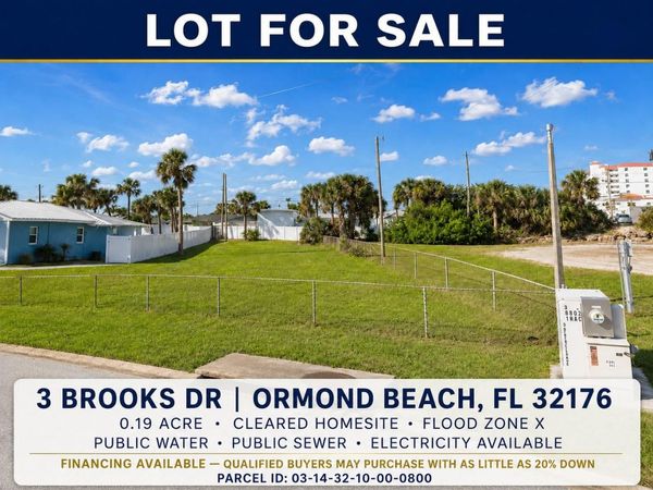 3 BROOKS DRIVE , ORMOND BEACH, FL 32176