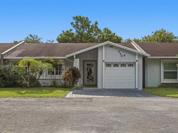 450 E Lakewood Cir E , Unit B, Margate, FL 33063