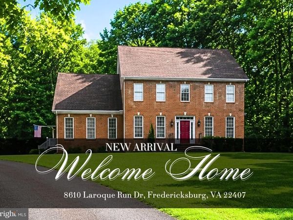 8610 LAROQUE RUN DRIVE, FREDERICKSBURG, VA 22407
