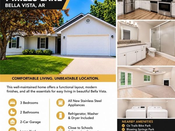 1 Mills Lane , Bella Vista, AR 72714