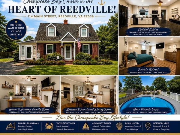 114 Main Street, REEDVILLE, VA 22539