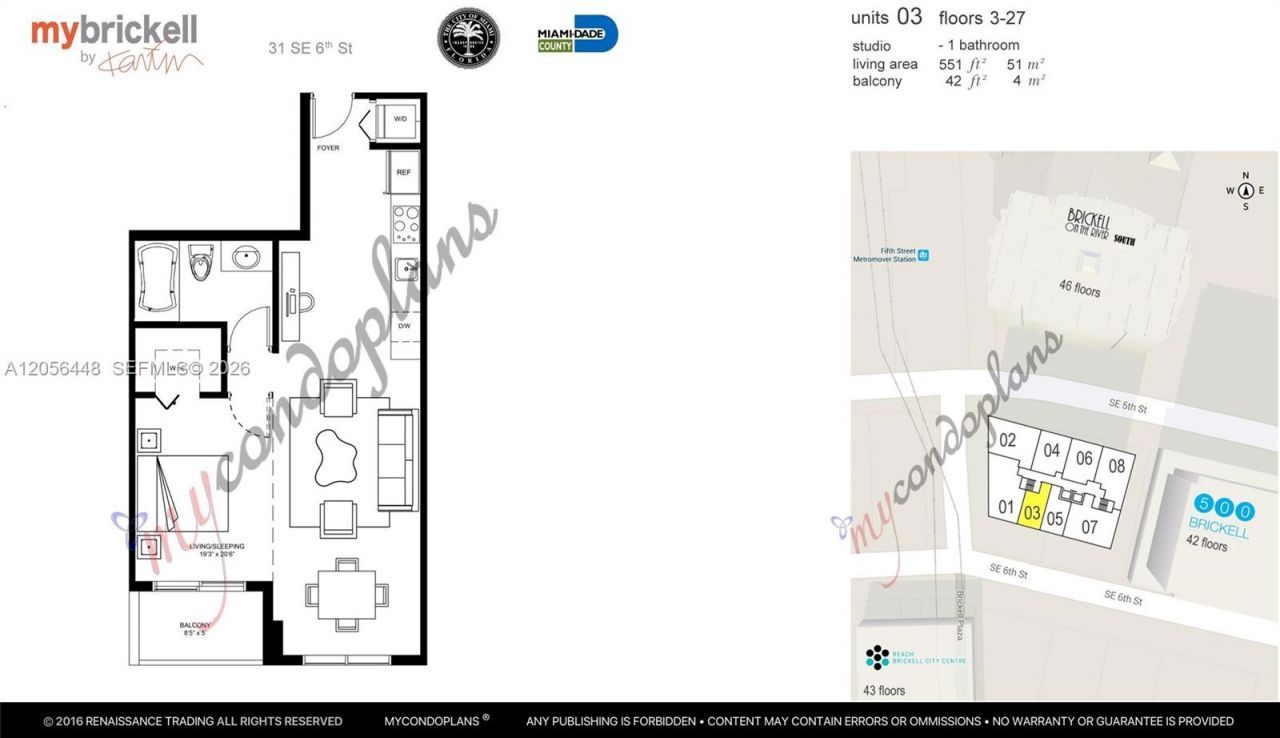 31 SE 6th St, Unit 1503, Miami, FL 33131 Photo