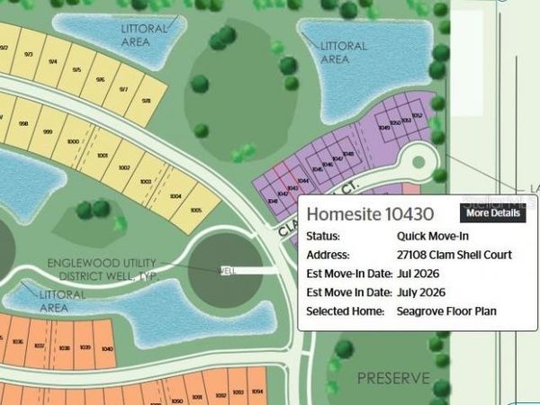 27108 CLAM SHELL COURT , ENGLEWOOD, FL 34223