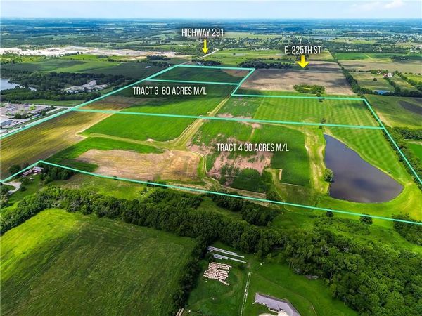 61 Acres Tract 3  291 Highway, Harrisonville, MO 64701