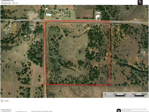 E 1140 Road, Lookeba, OK 73053