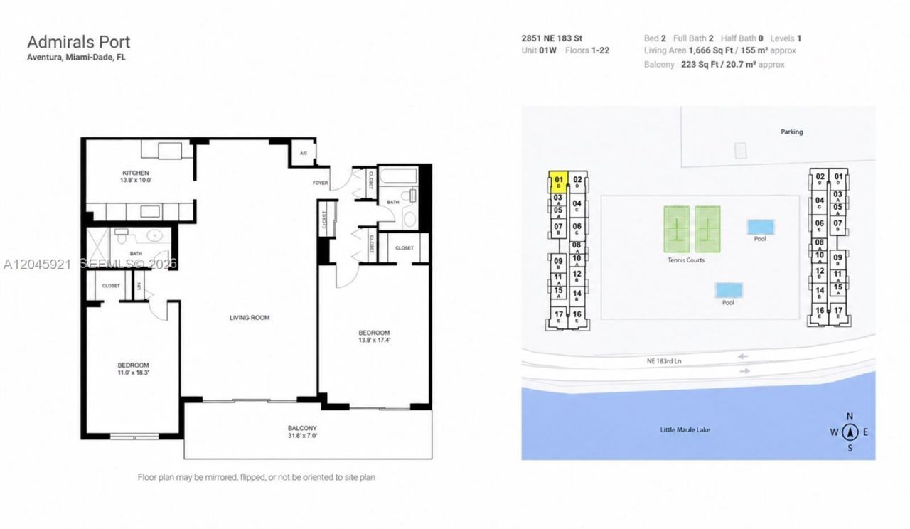 2801 NE 183rd St , Unit 1801W, Aventura, FL 33160 Photo