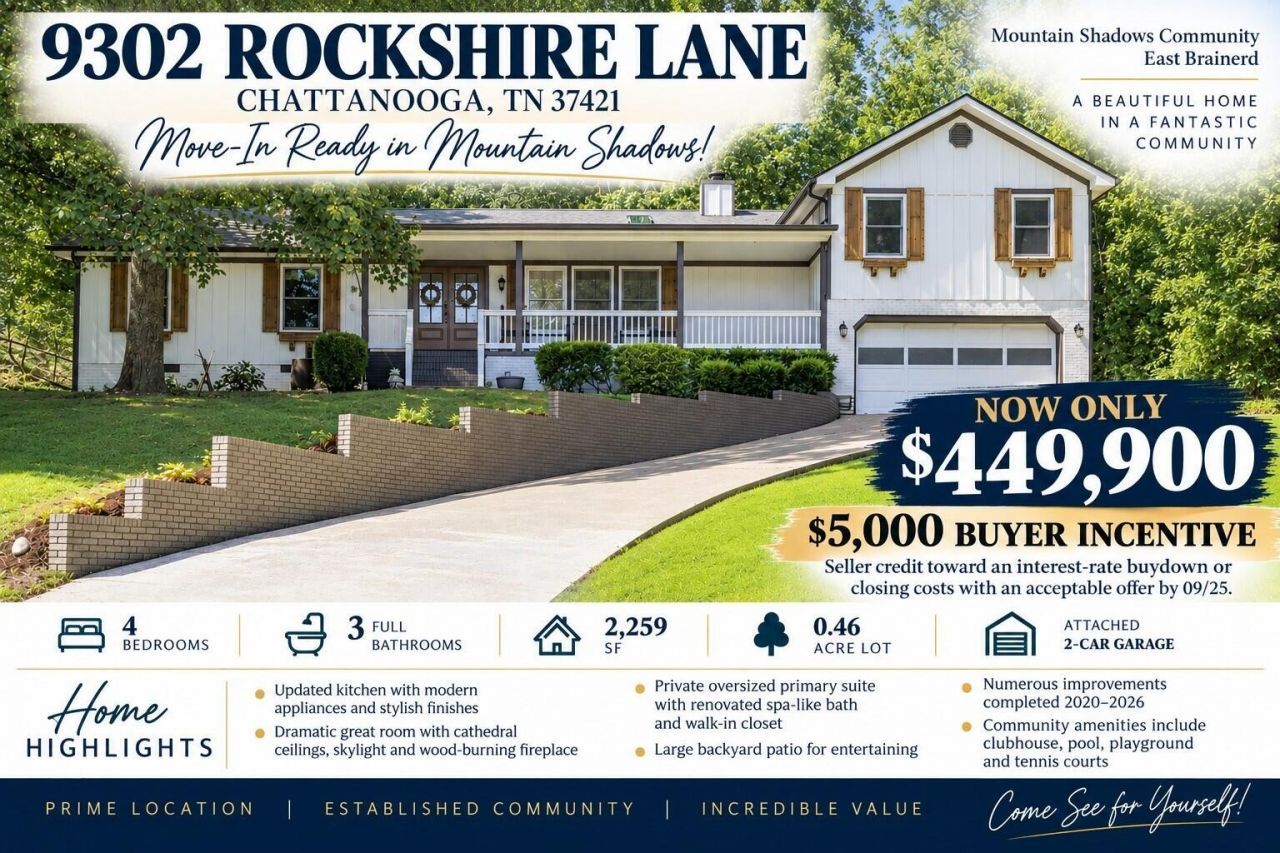 9302 Rockshire Lane Chattanooga, TN 37421