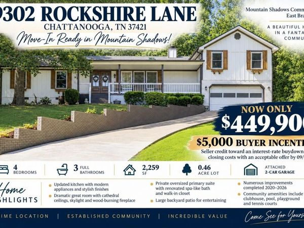 9302 Rockshire Lane, Chattanooga, TN 37421