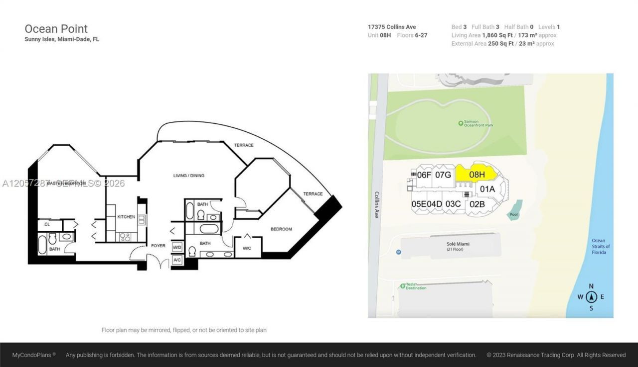 17375 Collins Ave , Unit 1108, Sunny Isles Beach, FL 33160 Photo