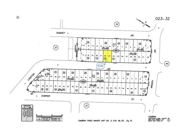0 Langton Street, Cambria, CA 93428