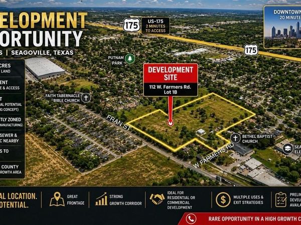 112 W Farmers Road , Seagoville, TX 75159