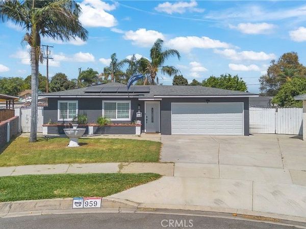 959 E El Morado Court , Ontario, CA 91764