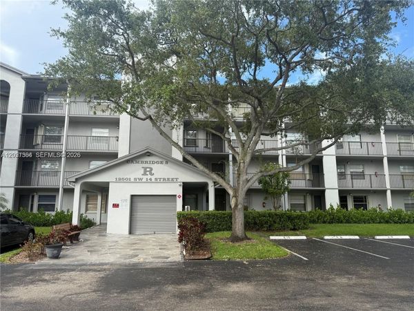 12501 SW 14th St , Unit 314R, Pembroke Pines, FL 33027