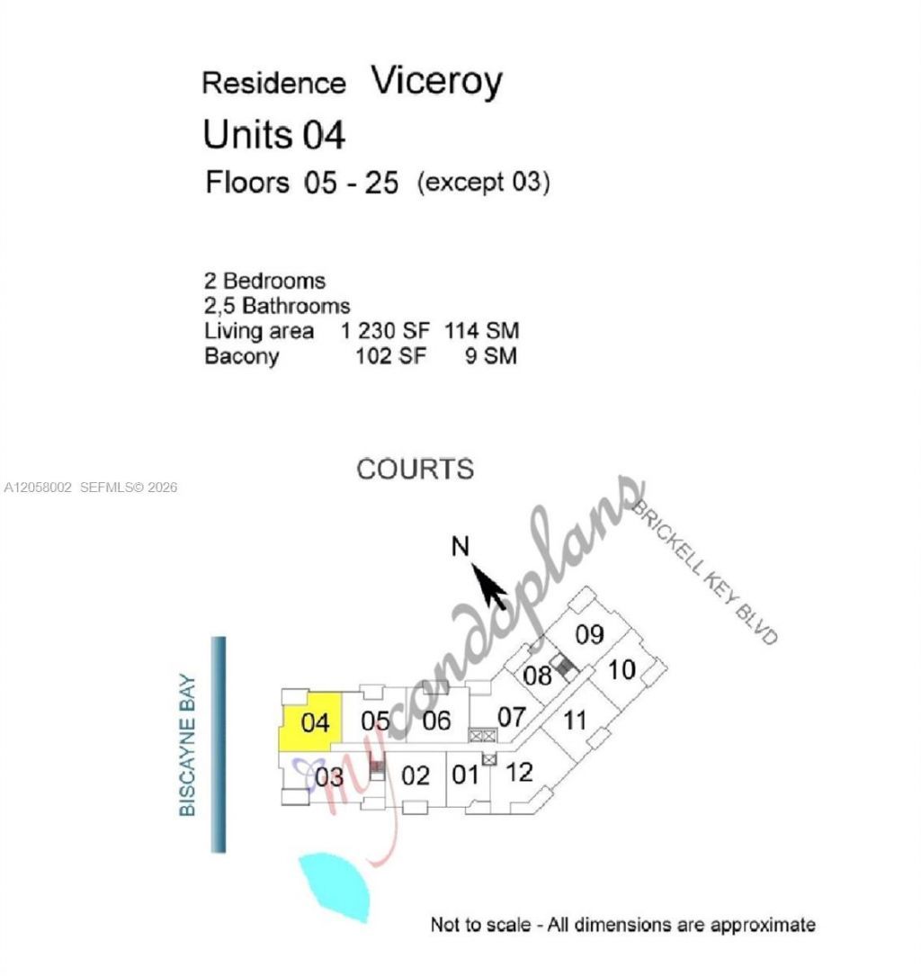 701 Brickell Key Blvd, Unit 604, Miami, FL 33131 Photo