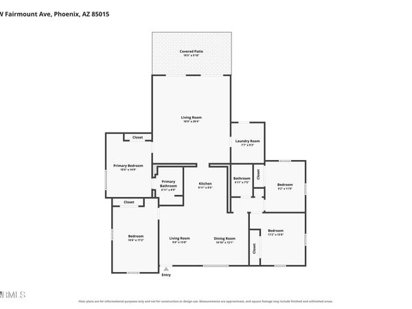 1701 W FAIRMOUNT Avenue, Phoenix, AZ 85015
