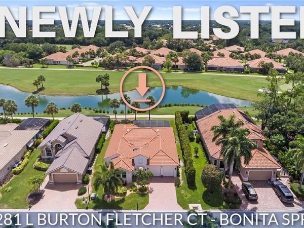 28281 L Burton Fletcher CT , BONITA SPRINGS, FL 34135