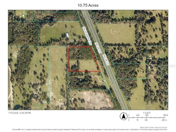 TBD NW 65TH AVENUE ROAD , REDDICK, FL 32686