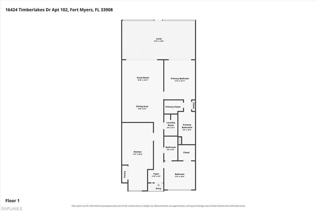 16424 Timberlakes Dr , Unit 102, Fort Myers, FL 33908 Photo