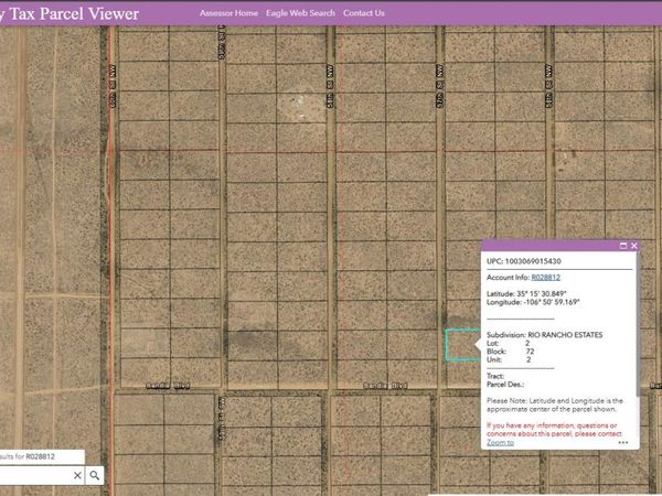 57th (U:2 B:72 L:2) Street NW, Rio Rancho, NM 87124