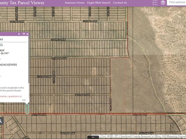 29th (U23 B2 L31) Avenue NW, Rio Rancho, NM 87144