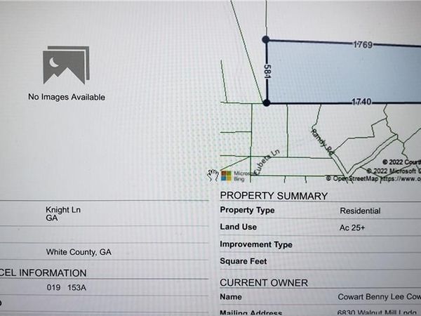 00 Jennys Cove Road , Cleveland, GA 30528